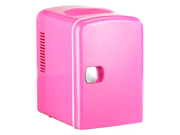 Astetta upeampi minijääkaappi, pinkki