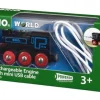 BRIO WORLD Ladattava veturi mini usb -johdolla