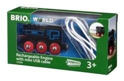 BRIO WORLD Ladattava veturi mini usb -johdolla