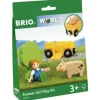 BRIO WORLD Maatilan tytt&ouml; -leikkisetti