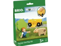 BRIO WORLD Maatilan tytt&ouml; -leikkisetti
