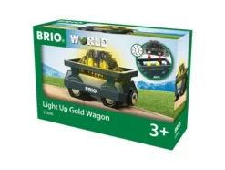 BRIO WORLD Valaistu kultavaunu