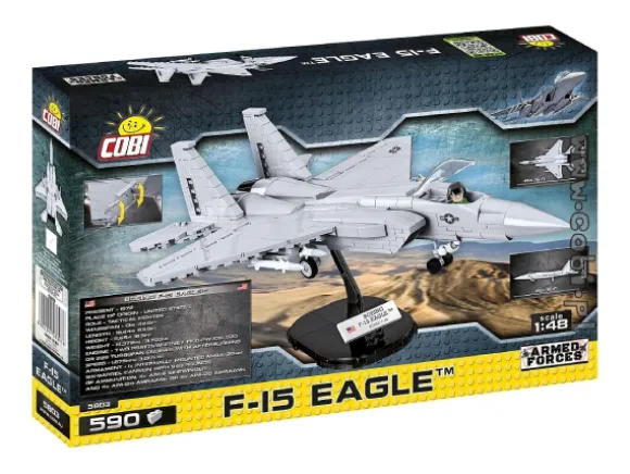 Cobi F-15 Eagle Hävittäjälentokoneen rakennussarja (640 osaa)