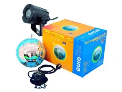 Eurolite Peilipallosetti kirkkaalla LED-spotilla